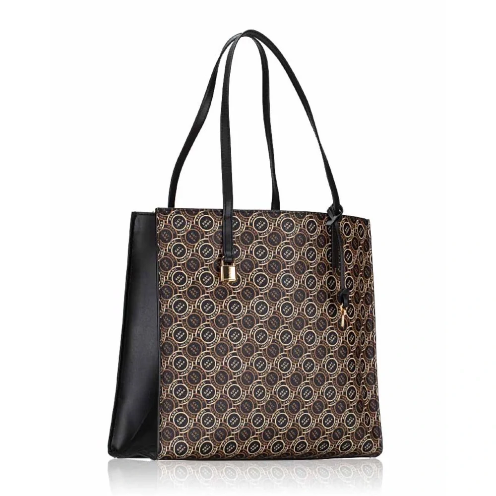 Marc Jacobs Black and Tan Patterned Tote - Picture 1 of 14